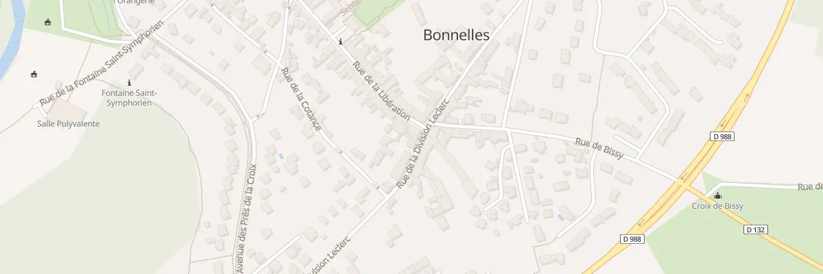 Plan du 34 Rue de la Division Leclerc à Bonnelles
