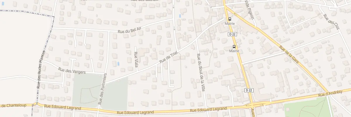 Plan du 17 Rue de Triel à Chanteloup-les-Vignes