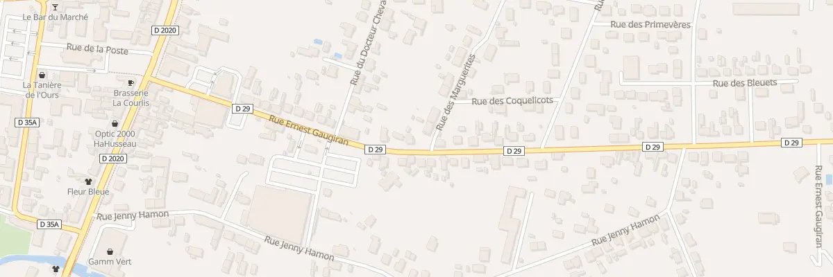 Plan du 27 Rue Ernest Gaugiran à Lamotte-Beuvron