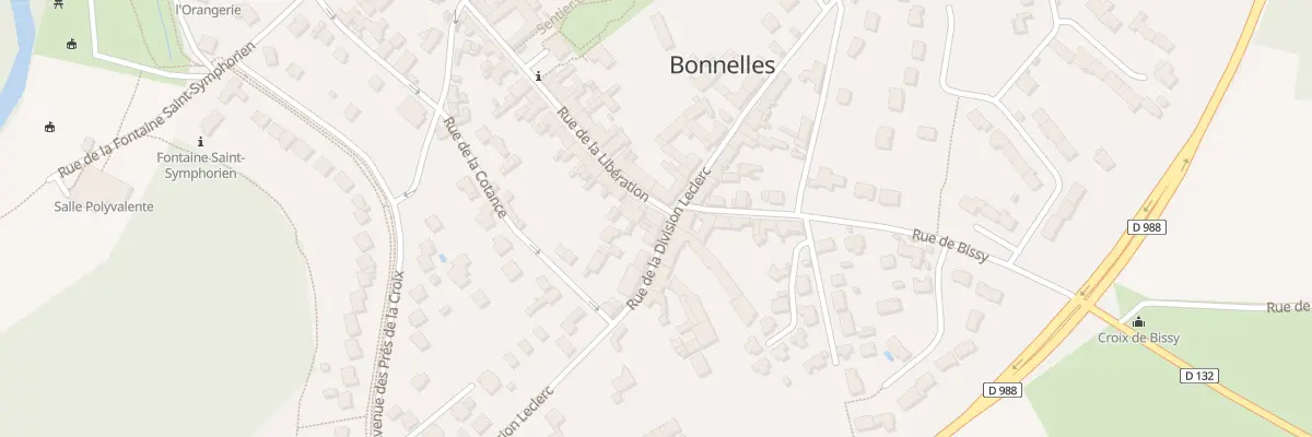 Plan du 32 Rue de la Division Leclerc à Bonnelles