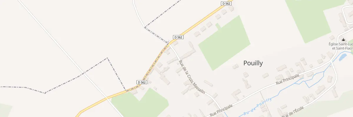 Plan du 8 Rue de la Croix Masselin à Pouilly