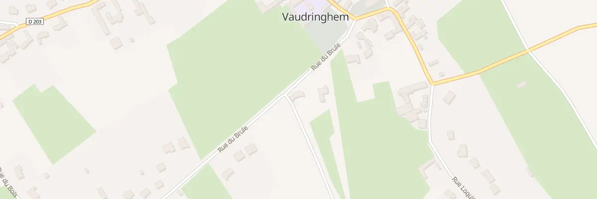 Plan du 3 Rue du Brulé à Vaudringhem