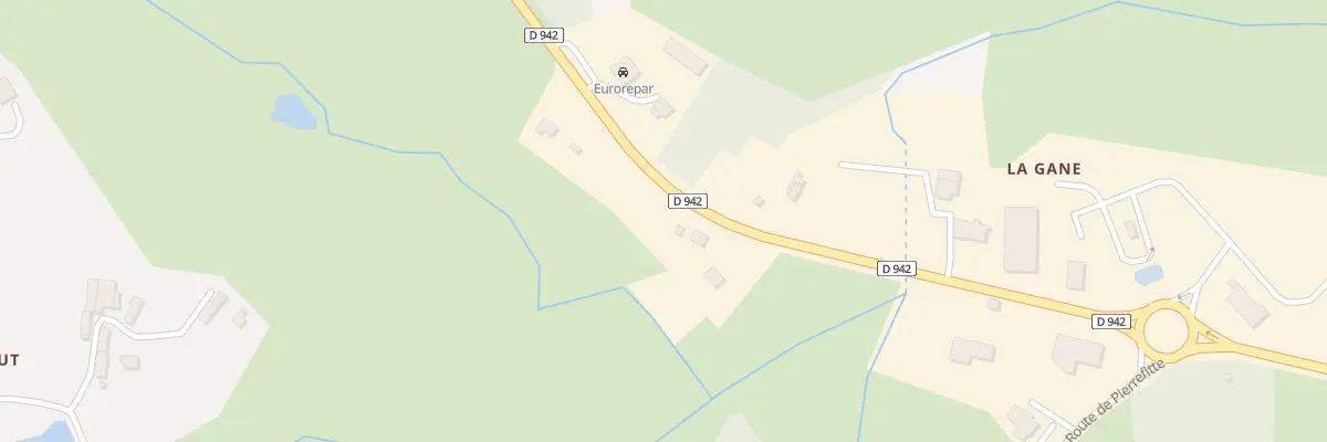 Plan du 5685 La Ganne à Ahun