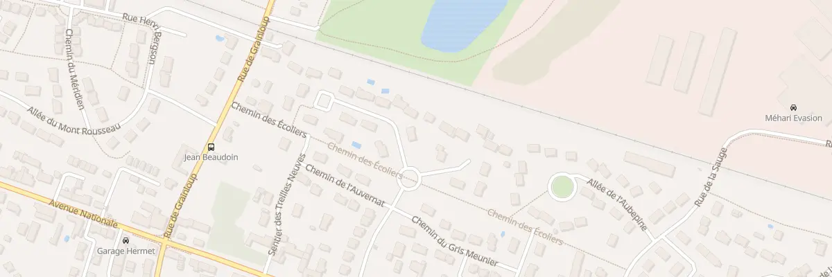 Plan du 2 Che du Chardonnay à Chécy