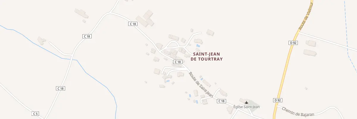 Plan du 327 Rte de Saint Jean à Puylaurens