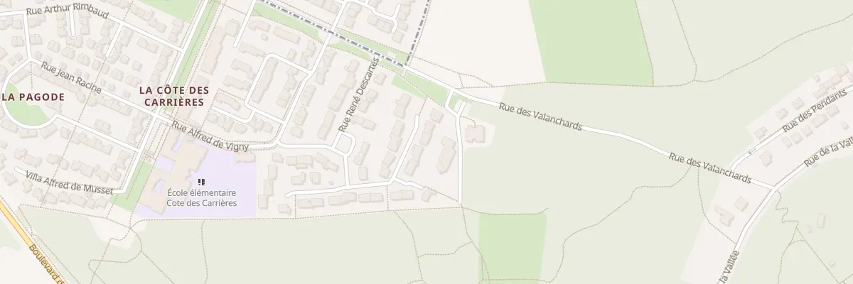 Plan du 10 Rue Nicolas Boileau à Jouy-le-Moutier