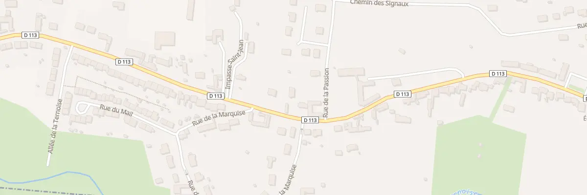 Plan du 36 Rue Fernand Lemercier à Hesdin-la-Forêt