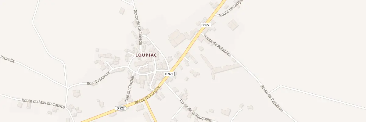 Plan du 723 Rte de Loupiac à Causse-et-Diège