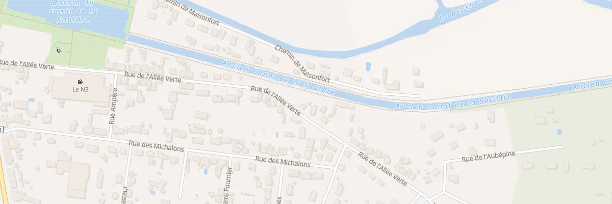 Plan du 57 Rue de l’Allée Verte à Lamotte-Beuvron
