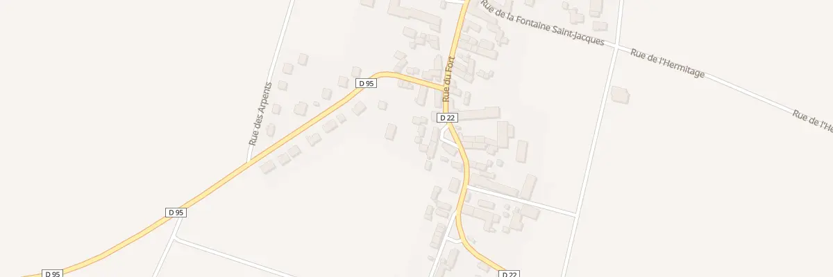 Plan du 14 Rue du Fort à Andonville