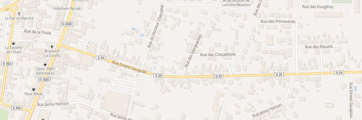 Plan du 5 Rue des Marguerites à Lamotte-Beuvron