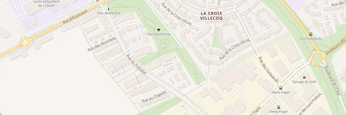 Plan du 1 Rue de la Rosée à Jouy-le-Moutier