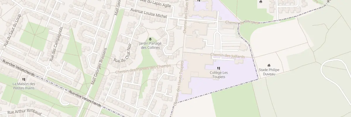 Plan du 14 Rue du Renard à Vauréal