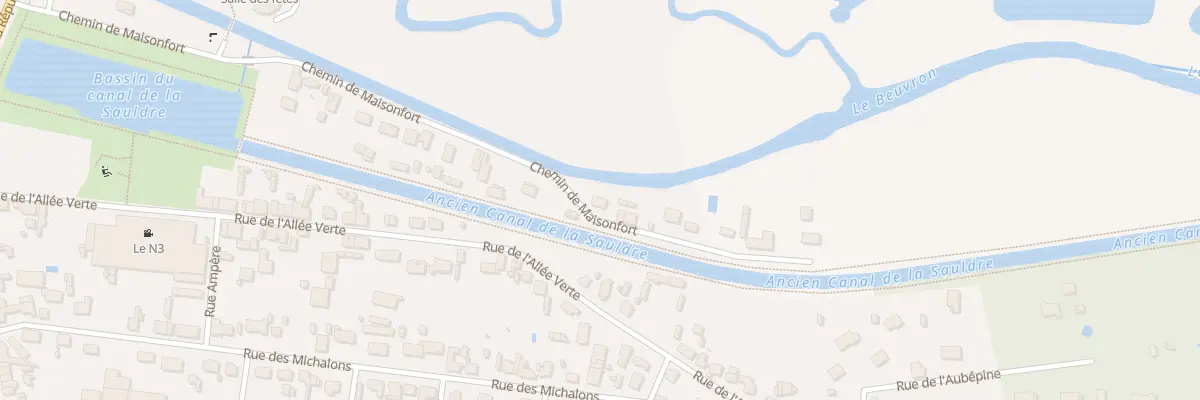 Plan du 9 Che de Maisonfort à Lamotte-Beuvron