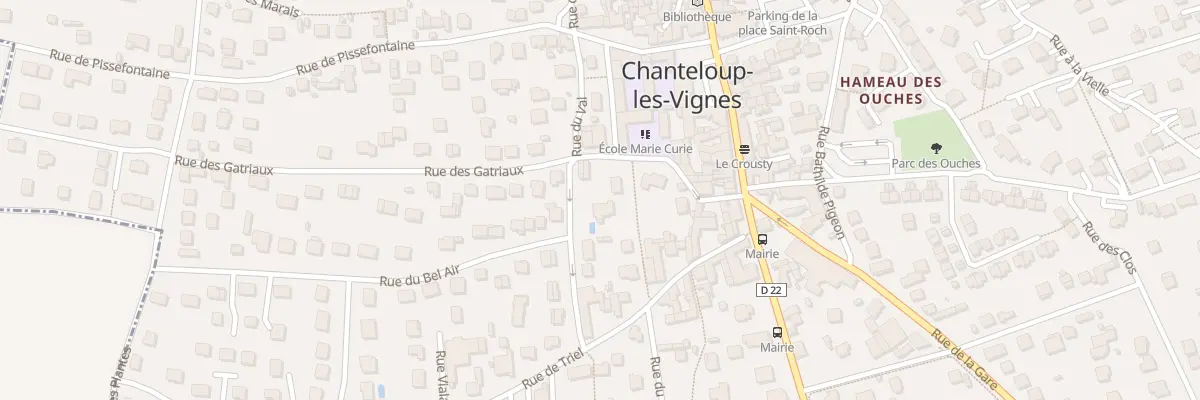 Plan du 7B Rue des Gatriaux à Chanteloup-les-Vignes
