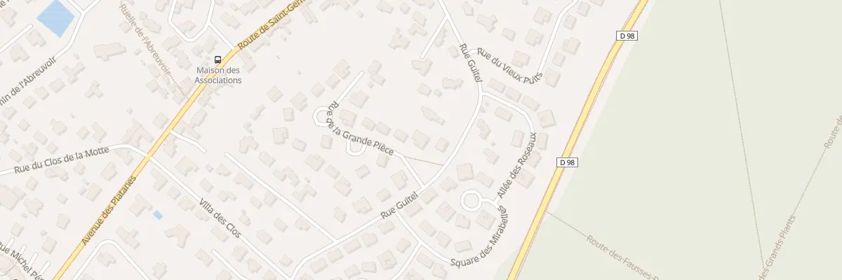 Plan du 2 Rue de la Grande Pièce à Saint-Nom-la-Bretèche