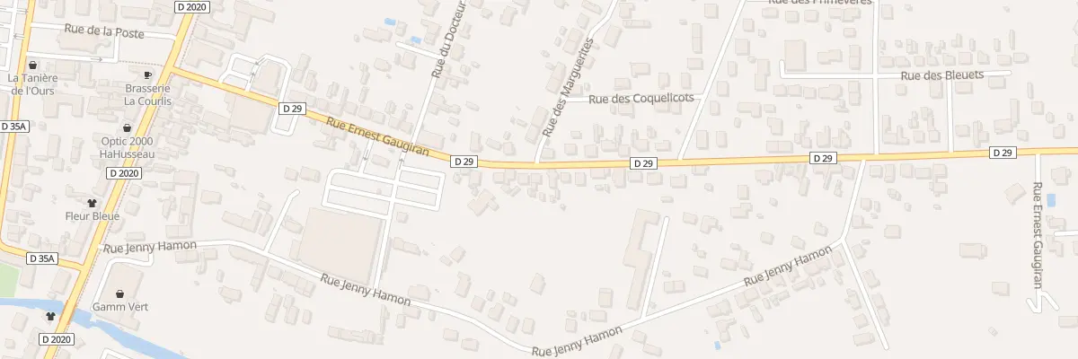 Plan du 40 Rue Ernest Gaugiran à Lamotte-Beuvron