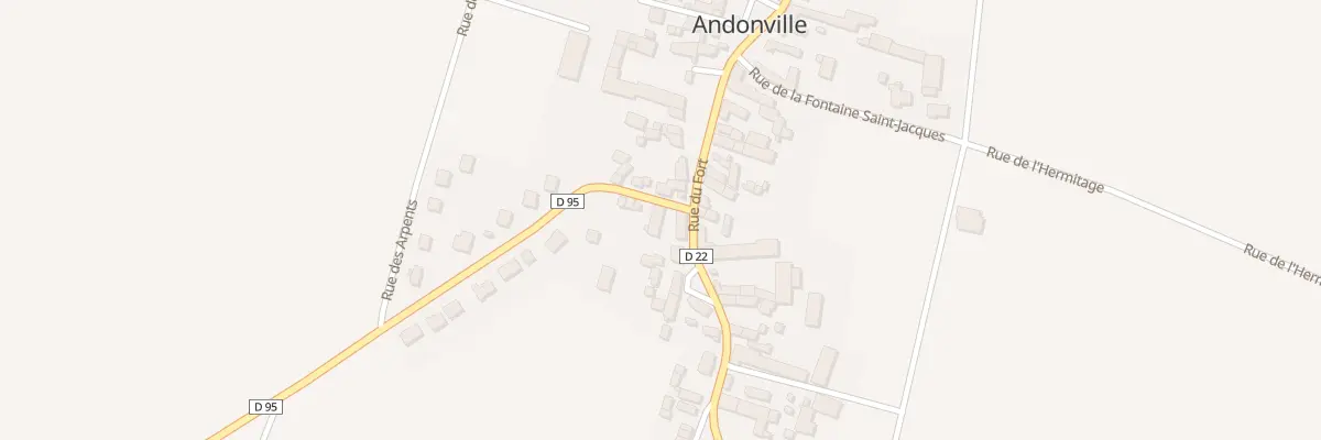 Plan du 7 Rue du Franc Tireur à Andonville