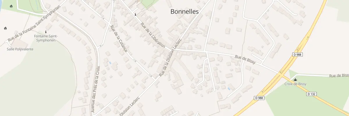 Plan du 27 Rue de la Division Leclerc à Bonnelles