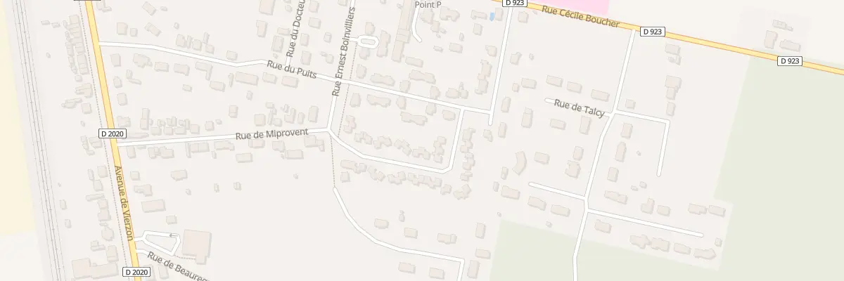Plan du 29 Rue de Miprovent à Lamotte-Beuvron