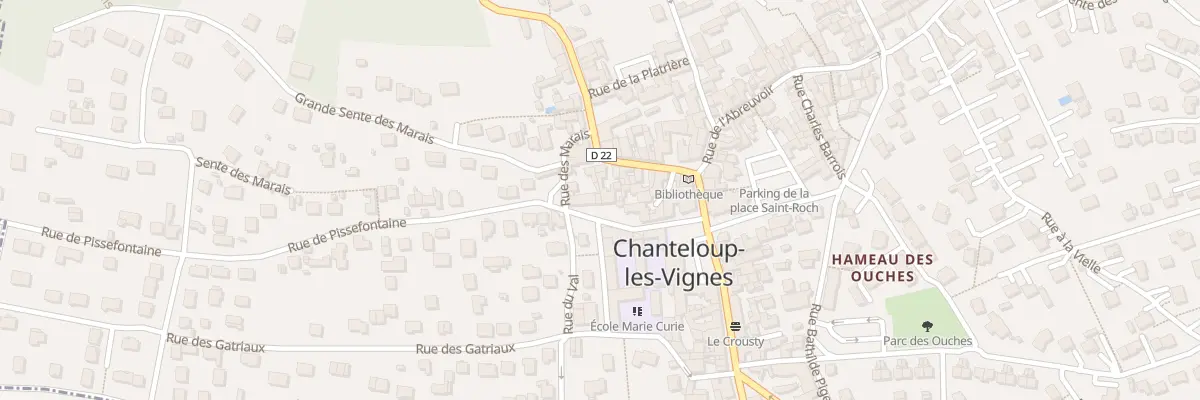 Plan du 6 Rue de Pissefontaine à Chanteloup-les-Vignes