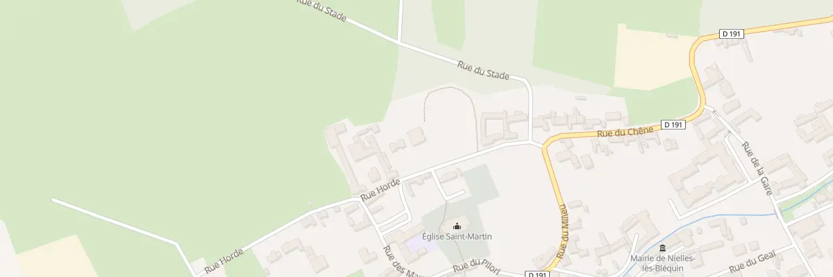 Plan du 4 Rue Horde - Rue à Nielles-lès-Bléquin