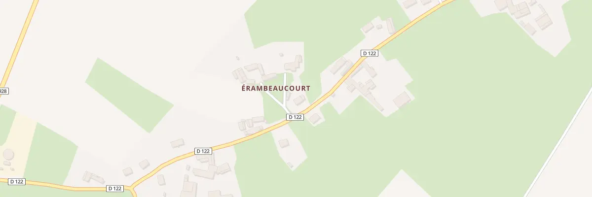 Plan du 28 Rue d’Erambeaucourt au Quesnoy-en-Artois