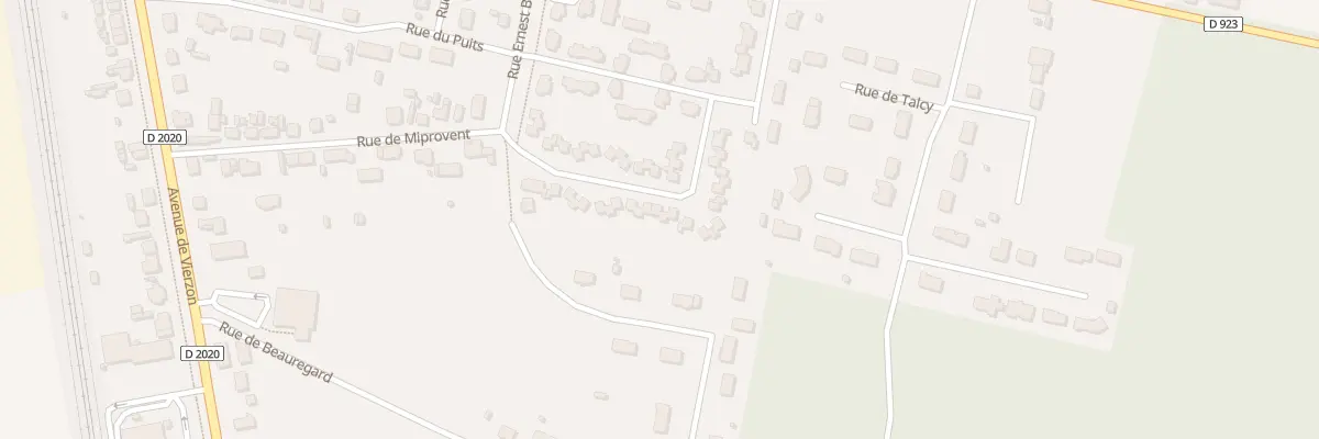 Plan du 34 Rue de Miprovent à Lamotte-Beuvron