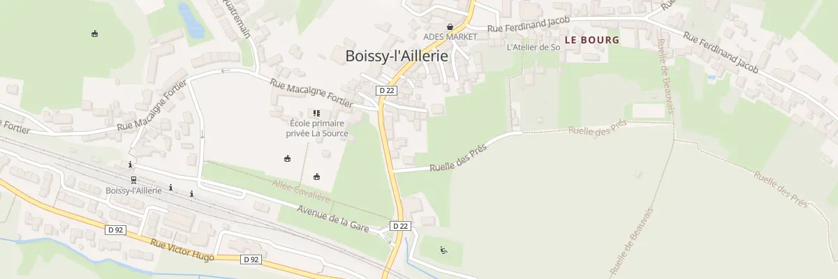Plan du 4 Imp du Four a Ban à Boissy-l’Aillerie