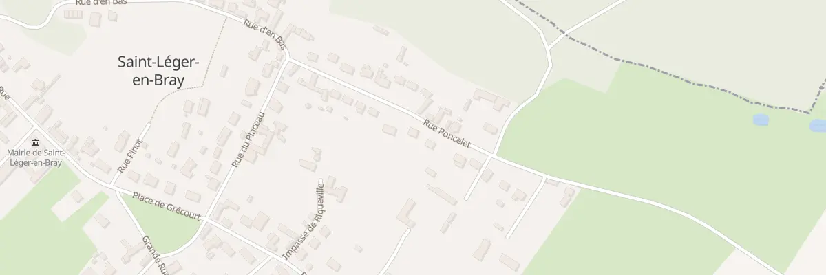 Plan du 16 Rue Poncelet à Saint-Léger-en-Bray