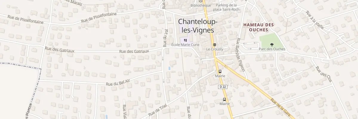 Plan du 7 Rue des Gatriaux à Chanteloup-les-Vignes