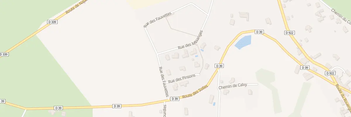 Plan du 4 Rue des Mesanges à La Fouillade