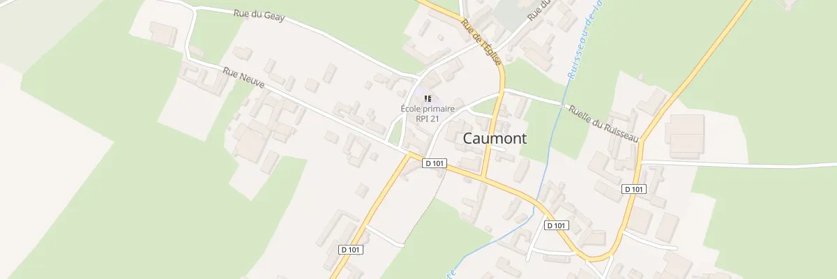Plan du 2 Rue du Pont à Caumont