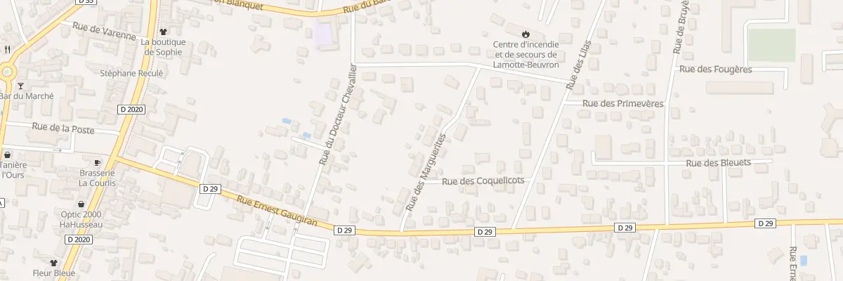 Plan du 11A Rue des Marguerites à Lamotte-Beuvron