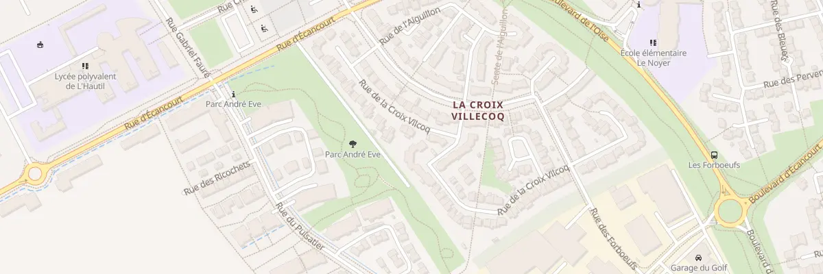 Plan du 44 Rue de la Croix Villecoq à Jouy-le-Moutier