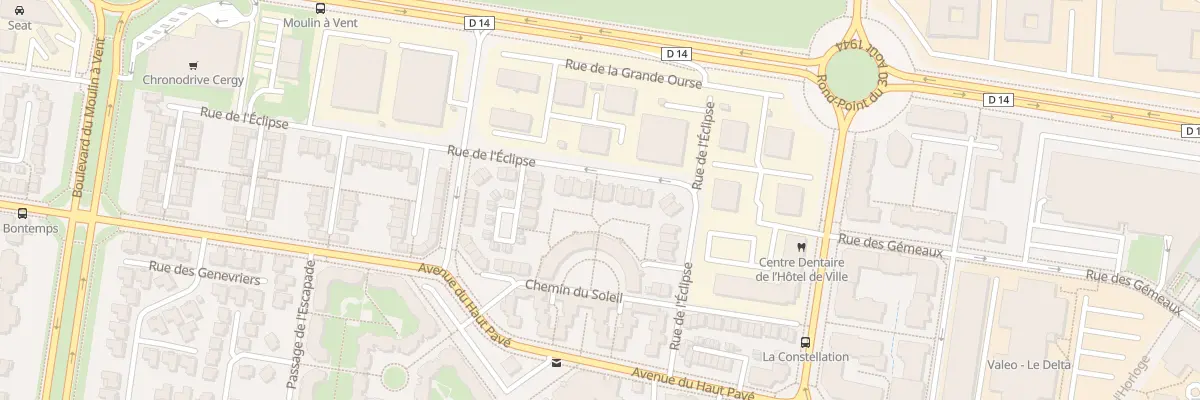 Plan du 29 Rue de l’Eclipse à Cergy