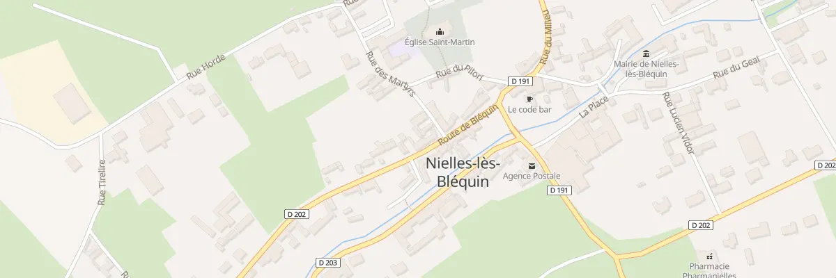 Plan du 8 Rue de Blequin à Nielles-lès-Bléquin
