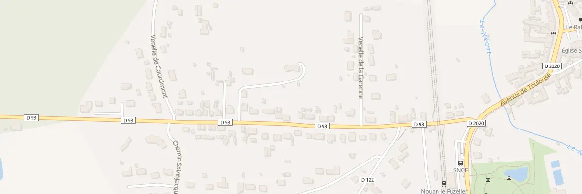 Plan du 34 Rue des Bruyères à Nouan-le-Fuzelier