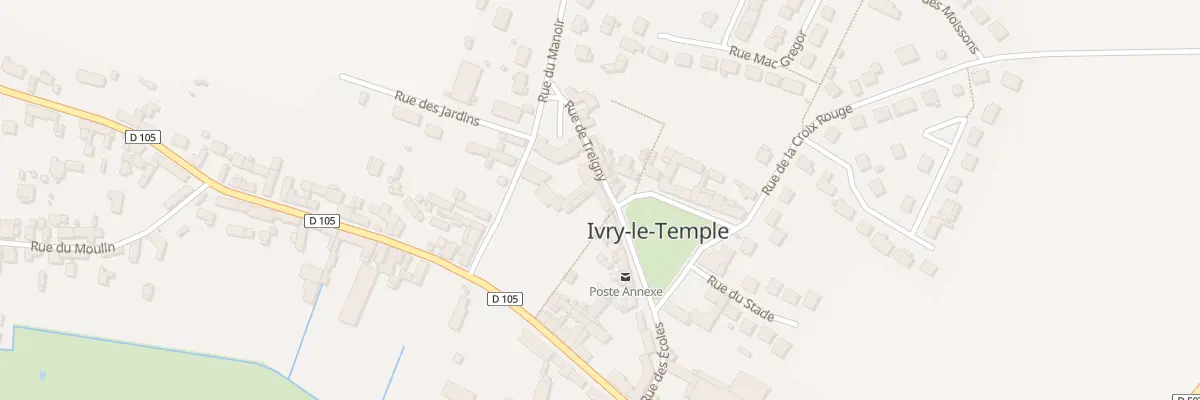 Plan du 1 Rue de Treigny à Ivry-le-Temple