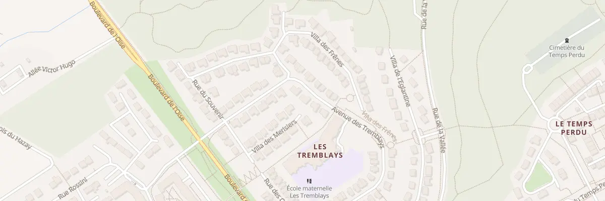 Plan du 39 Av des Tremblays à Jouy-le-Moutier