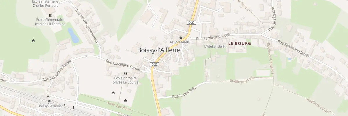 Plan du 20 Rue de la Republique à Boissy-l’Aillerie