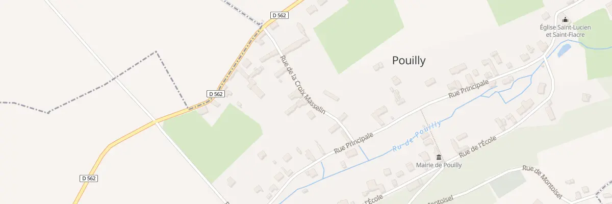 Plan du 17 Pouilly à Pouilly