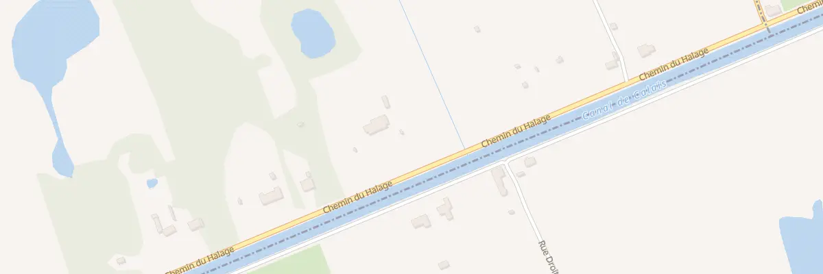 Plan du 376 Che du Halage à Guemps