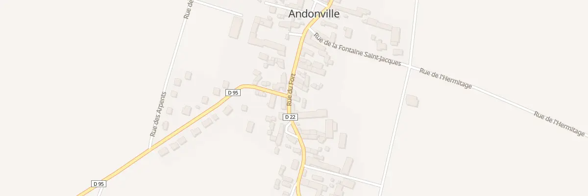 Plan du 17 Rue du Fort à Andonville