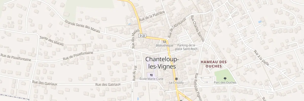 Plan du 4 Rue de Pissefontaine à Chanteloup-les-Vignes