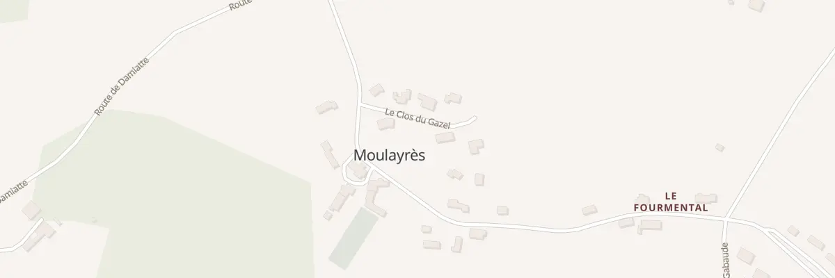Plan du 5005 La Fontasse à Moulayrès