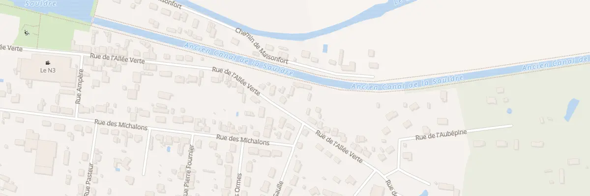 Plan du 63 Rue de l’Allée Verte à Lamotte-Beuvron