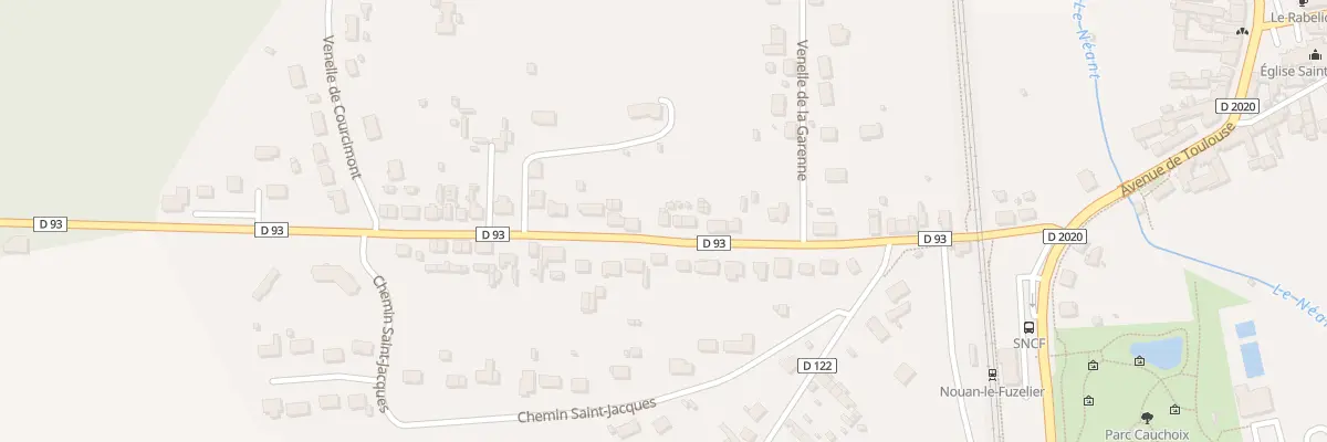 Plan du 32 Rue des Bruyères à Nouan-le-Fuzelier