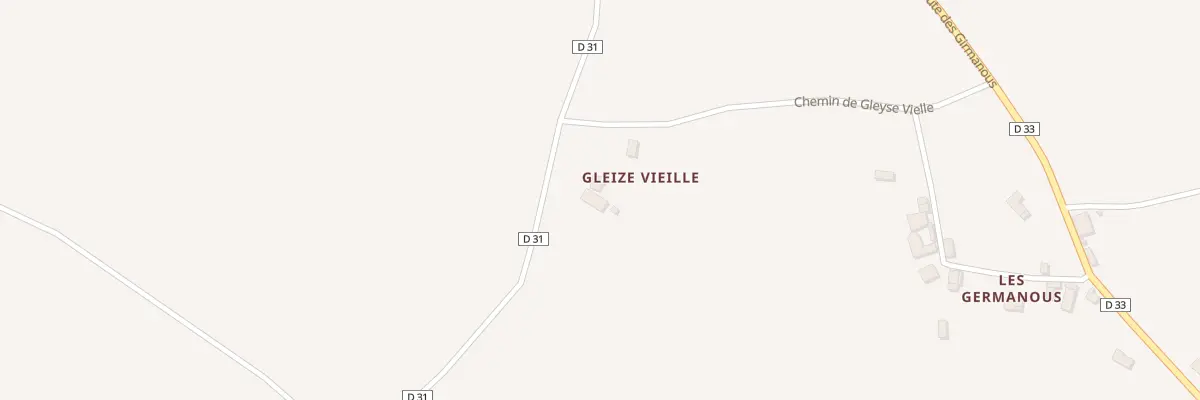 Plan du 2 Che de Gleyse Vieille à Castanet