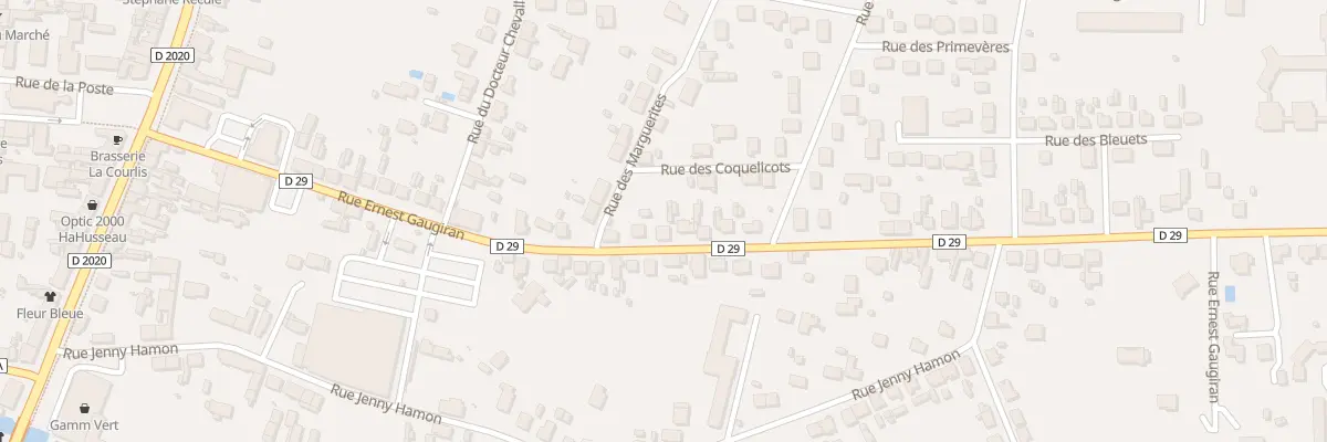 Plan du 33 Rue Ernest Gaugiran à Lamotte-Beuvron